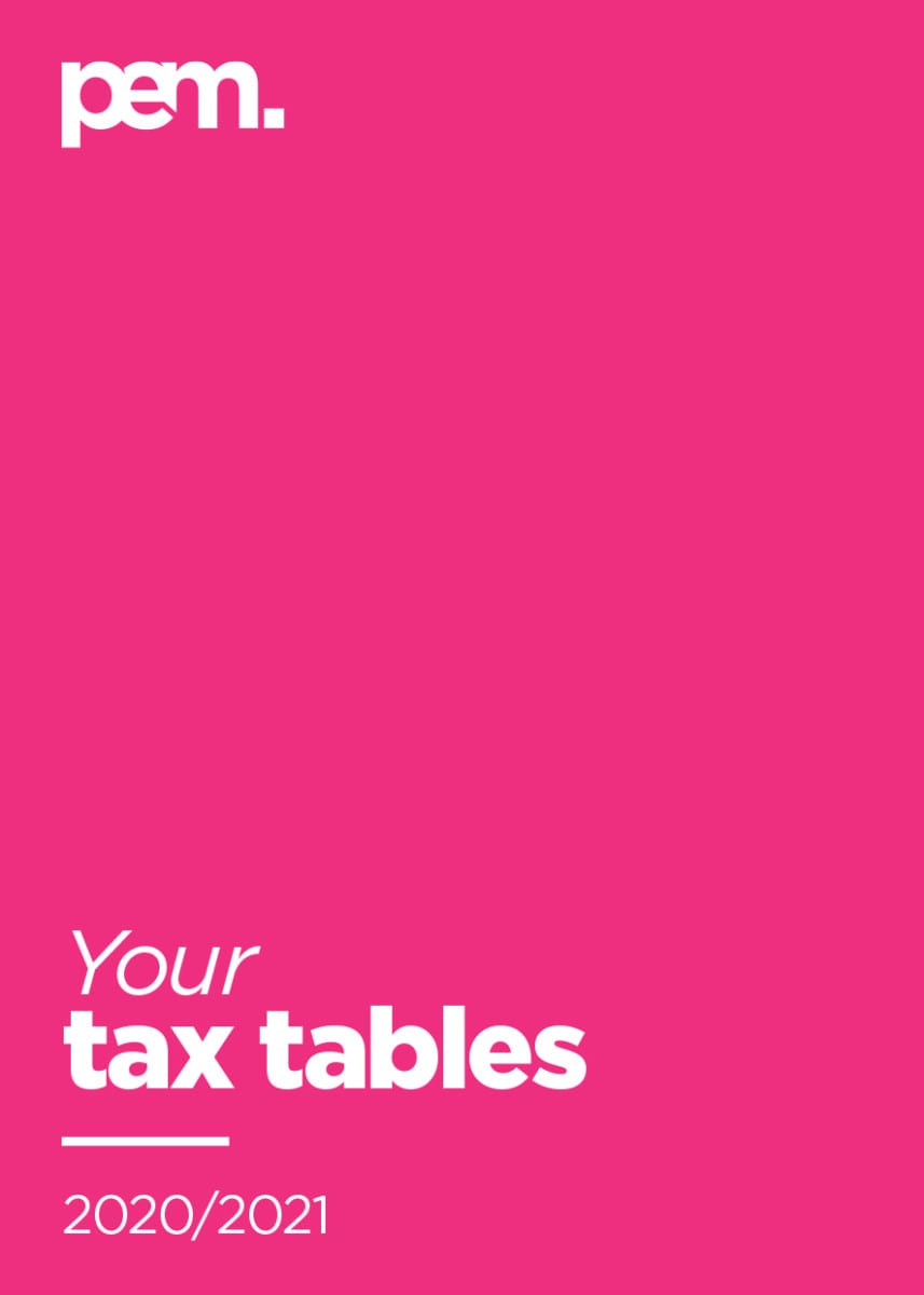 tax tables and budget booklet 2020/21