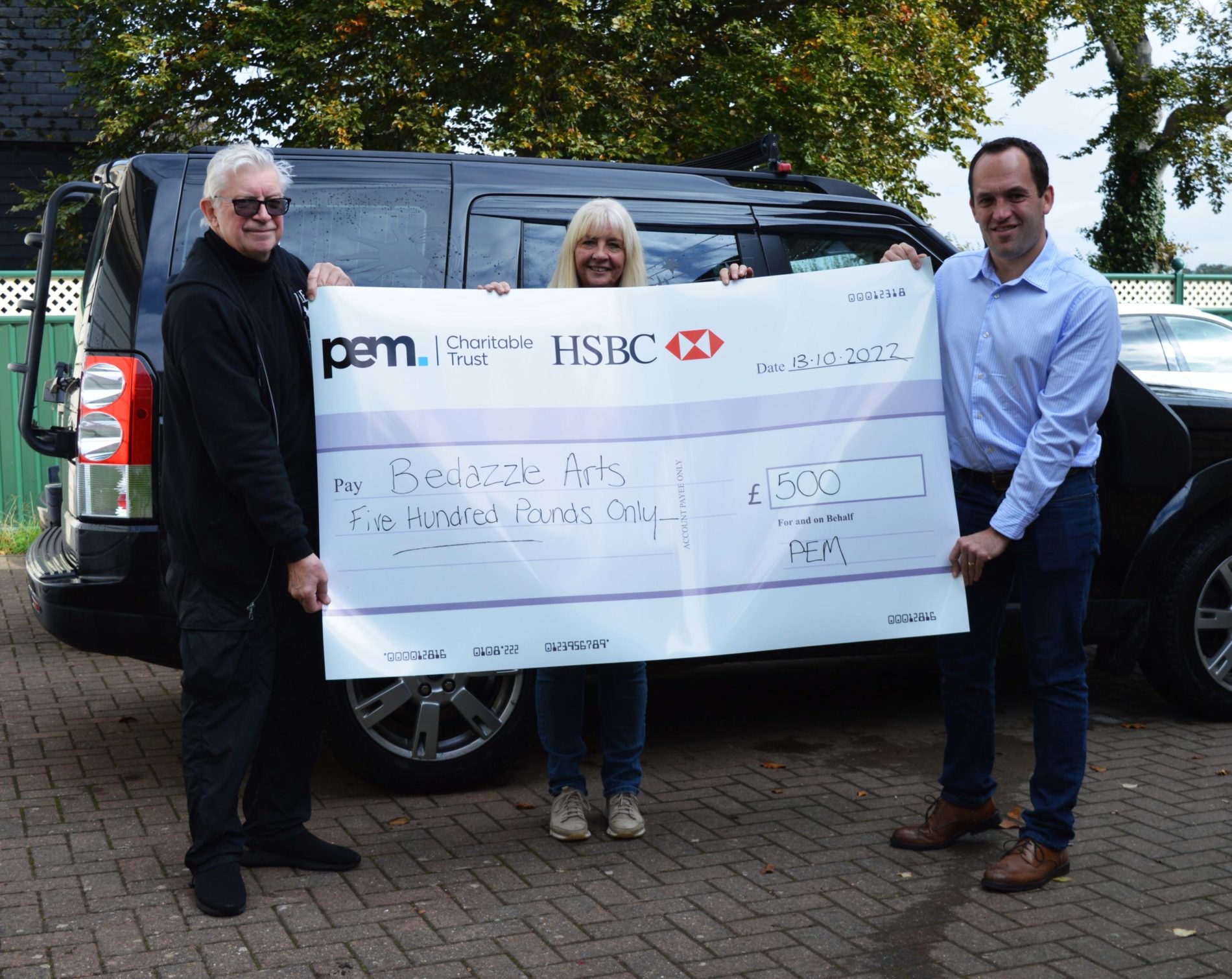 Bedazzle Donation from PEM Charitable Trust