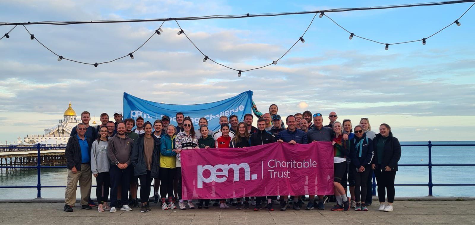 PEM completes three piers charity challenge