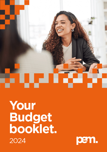 Budget booklet report cover