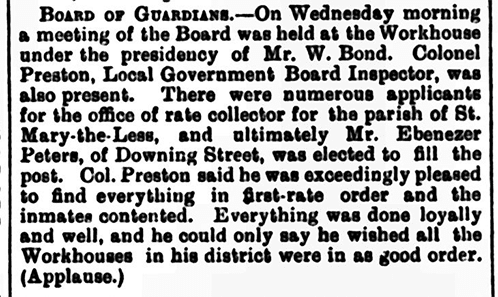 Press clipping from the Herts & Cambs reporter