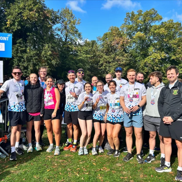 On Sunday, 18 of our people took part in Cambridge's Chariots of Fire, which is a relay race around Cambridge’s colleges! 🏃♀️ 
The first Chariots of Fire charity race took place in 1992 and to date, the event has raised over £1.5 million for charity.
 
Great to see some PBs amongst our runners and excellent teamwork all round!
#chariotsoffire #relayrace #teambuilding #cambridge